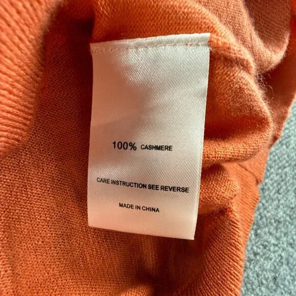 Sid Mashburn Orange V-Neck Sweater - Picture 10 of 14
